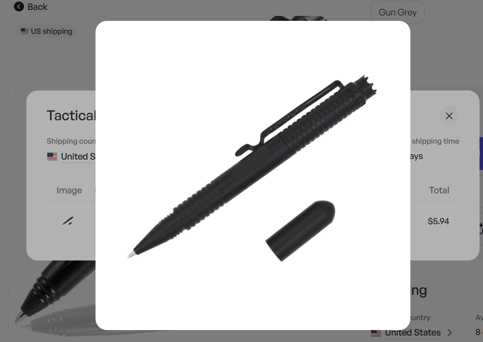 Tactical Self-Defense Pen