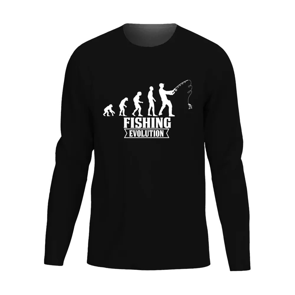 Fishing Evolution Men Long Sleeve Shirt