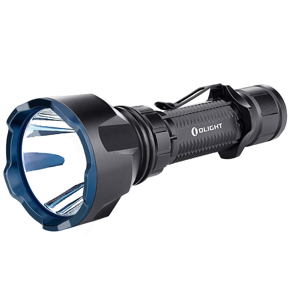 OLIGHT Warrior X Turbo 1100 Lumens Tail Switch Tactical Flashlight 1000 Meters Throw IPX8 Waterproof with Rechargeable Battery Holster Lanyard etc