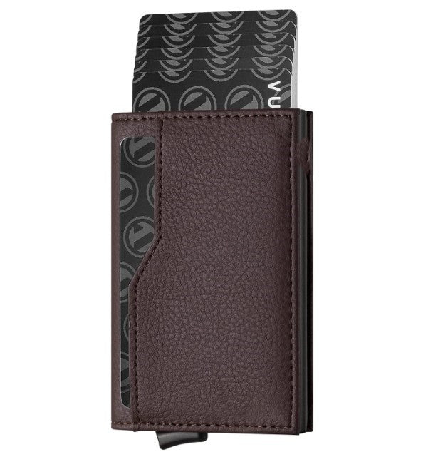 RFID Blocking Automatic Leather Wallet