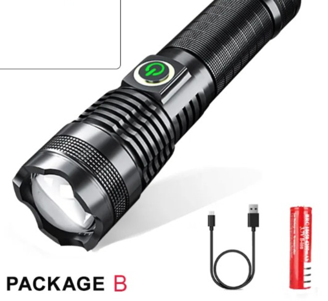 P50 Strong Light Zoom Flashlight