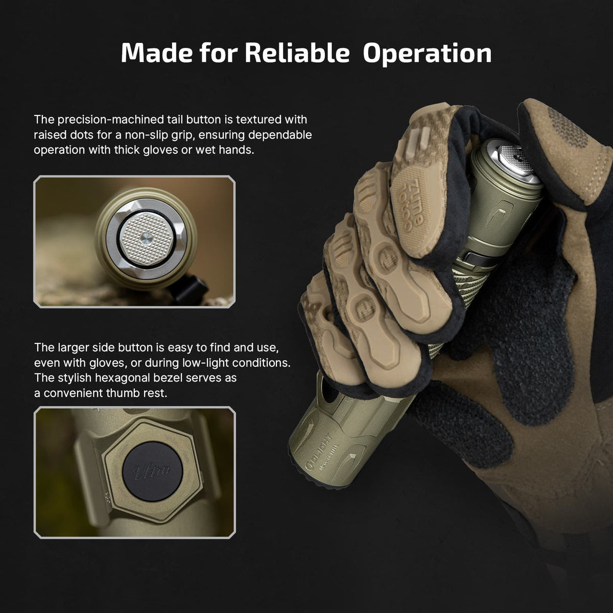 Olight Warrior Ultra Tactical Flashlight — 2500 Lumens