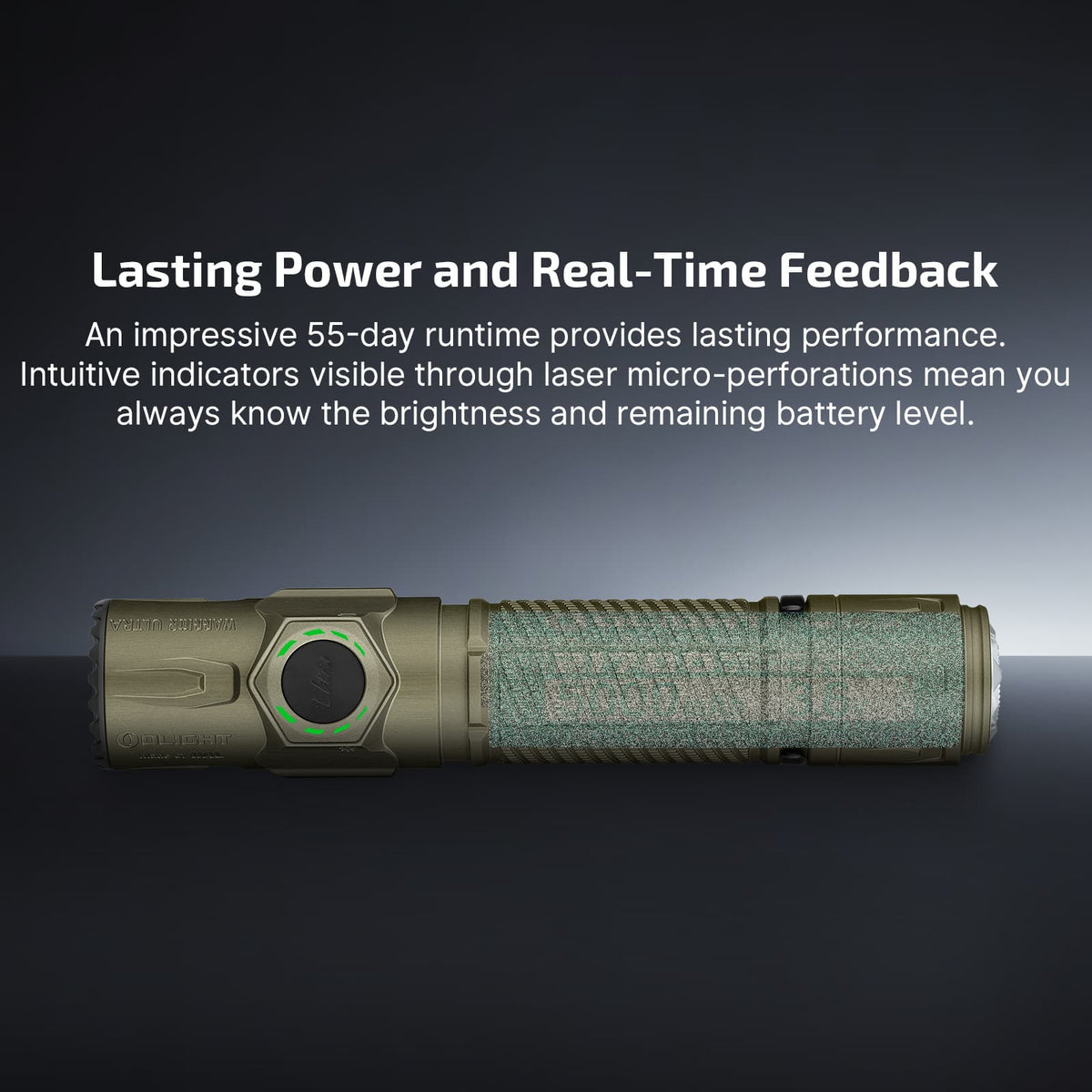 Olight Warrior Ultra Tactical Flashlight — 2500 Lumens