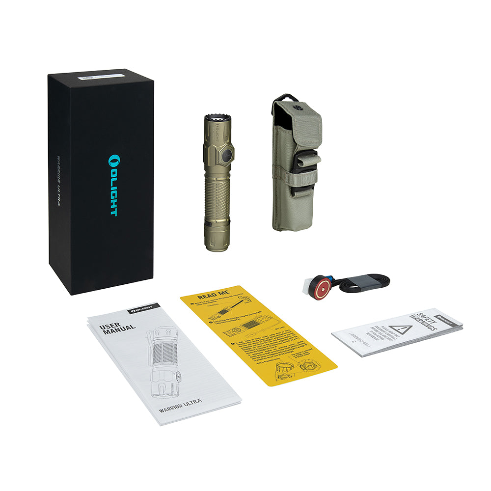 Olight Warrior Ultra Tactical Flashlight — 2500 Lumens