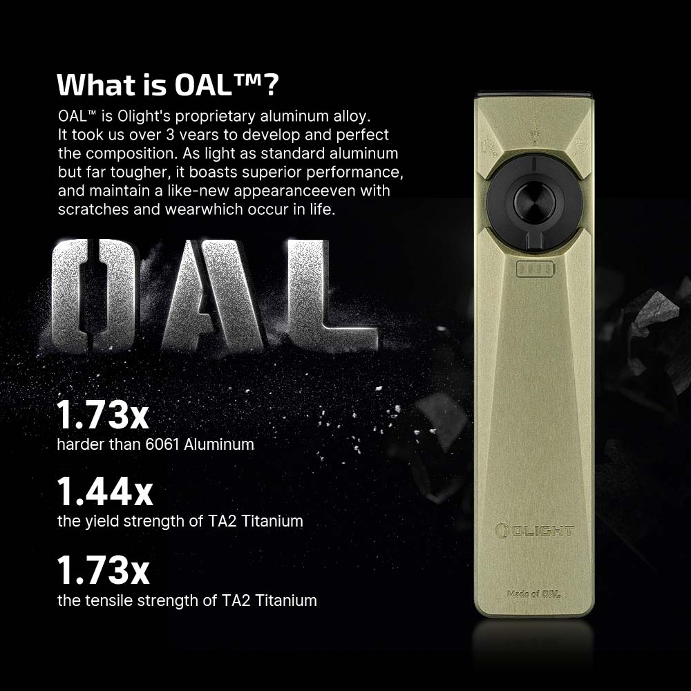 Olight Arkfeld Ultra Flat EDC Flashlight — White, UV & Laser
