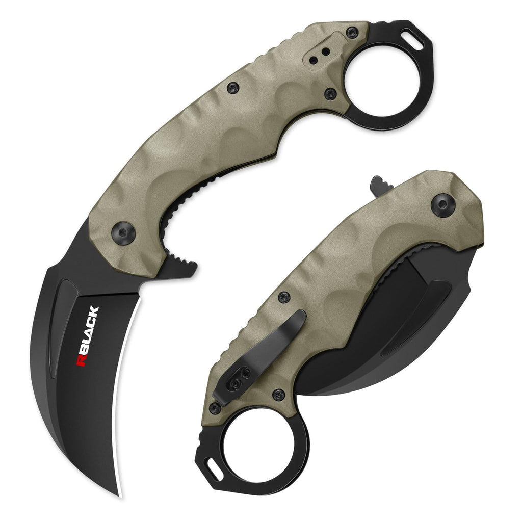 RBLACK Karambit Folding Pocket Knife