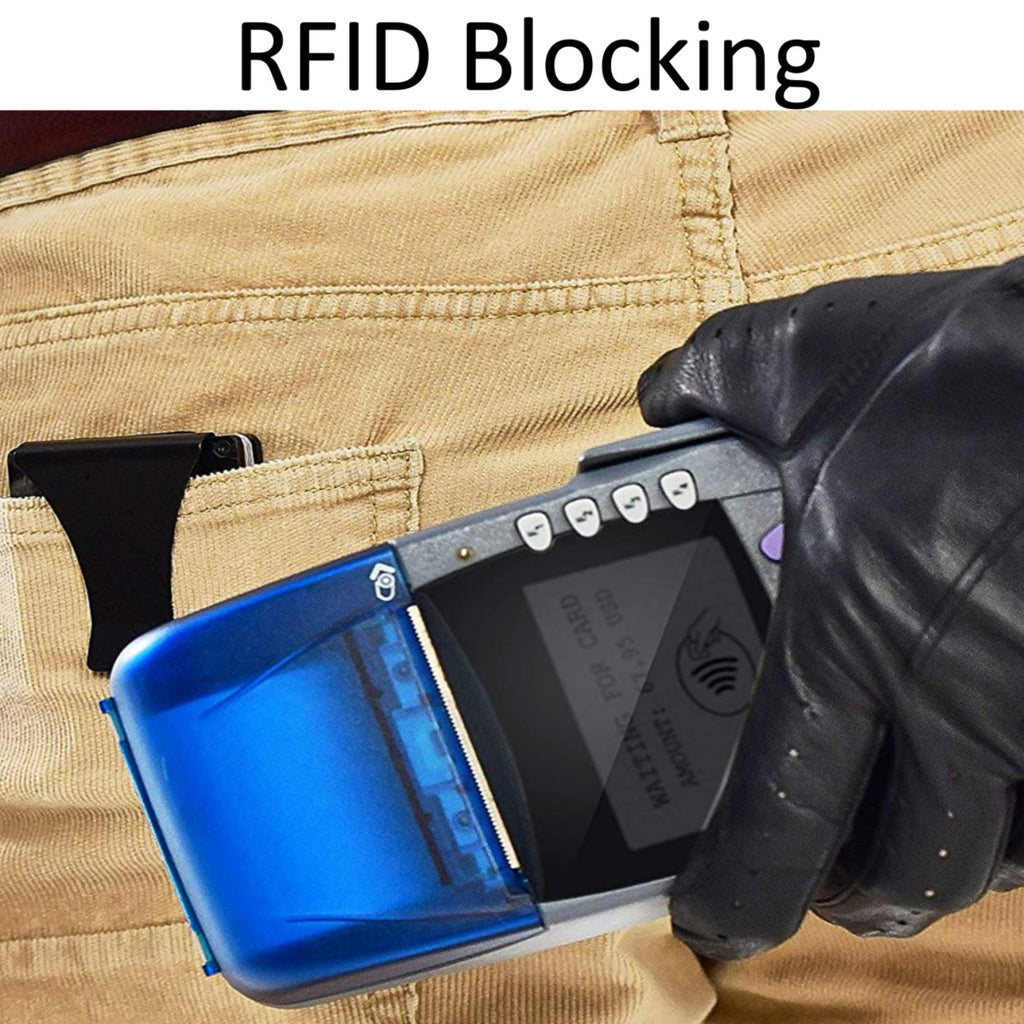 Sleek Carbon Fiber RFID Men's Wallet