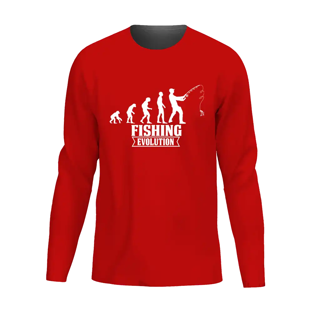 Fishing Evolution Men Long Sleeve Shirt