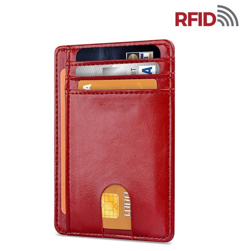 Leather Wallet RFID Slim