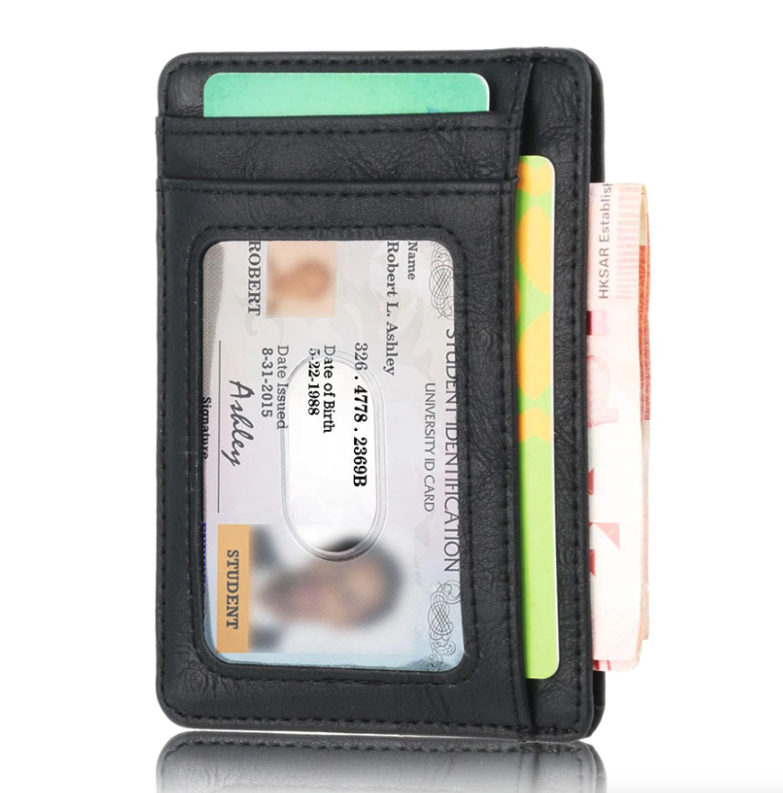 Leather Wallet RFID Slim