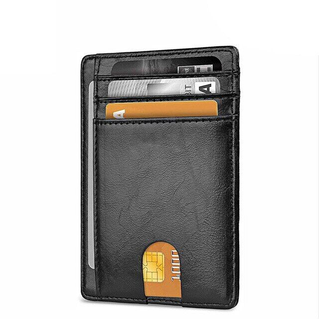 Leather Wallet RFID Slim