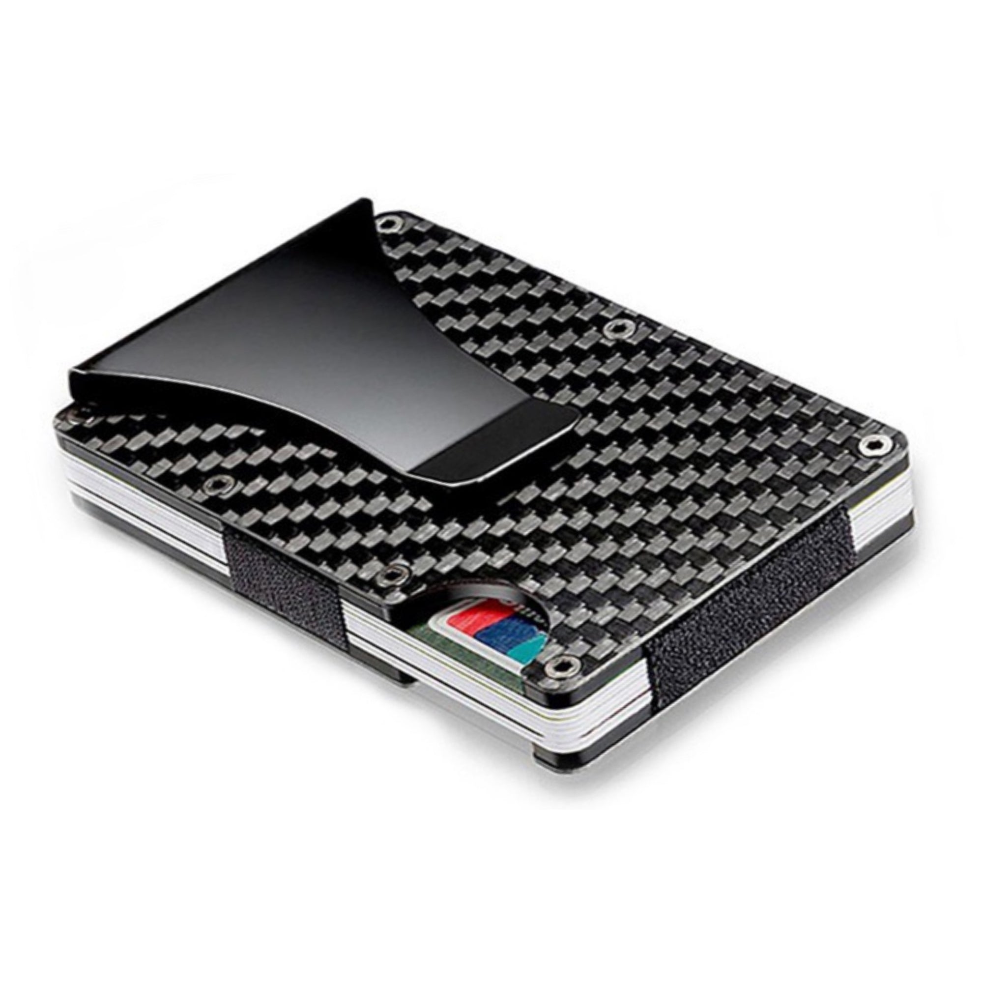 Sleek Carbon Fiber RFID Men's Wallet